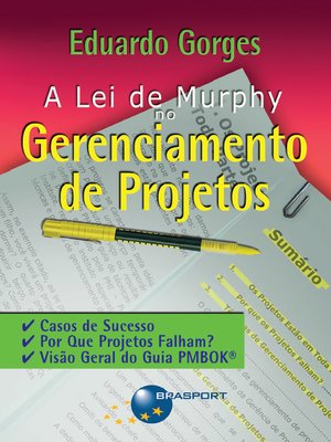 cover image of A Lei de Murphy no gerenciamento de projetos